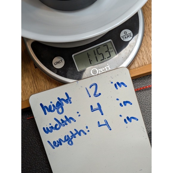 Vintage Thermos 1 Liter Black Stainless Steel Insulated Bottle Stopper #650 - Picture 9 of 9